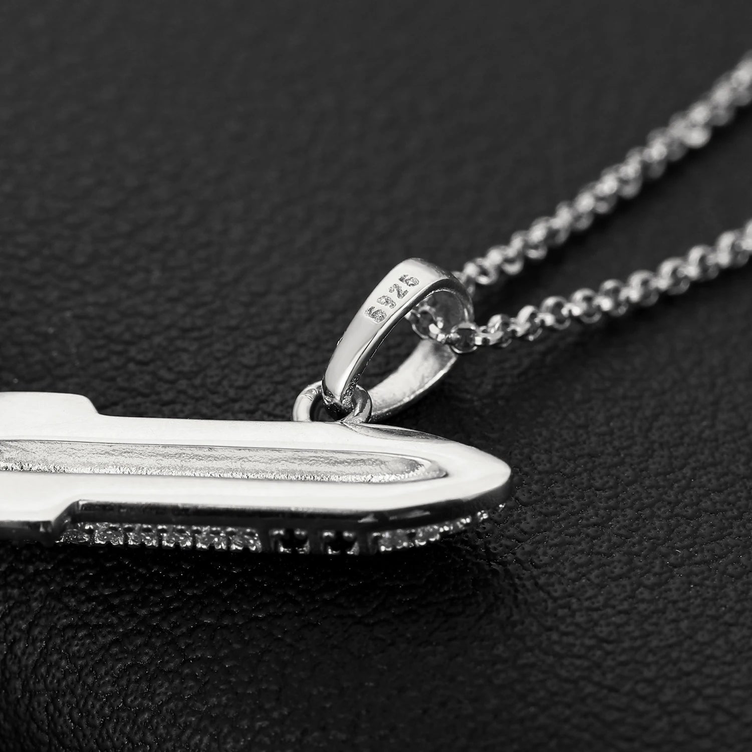 S925 Moissanite Missile Flame Pendant - Icedgame & Co