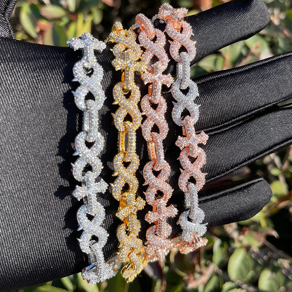 10MM ICED CLAWS INFINITY LINK CHAIN NECKLACE - Icedgame & Co