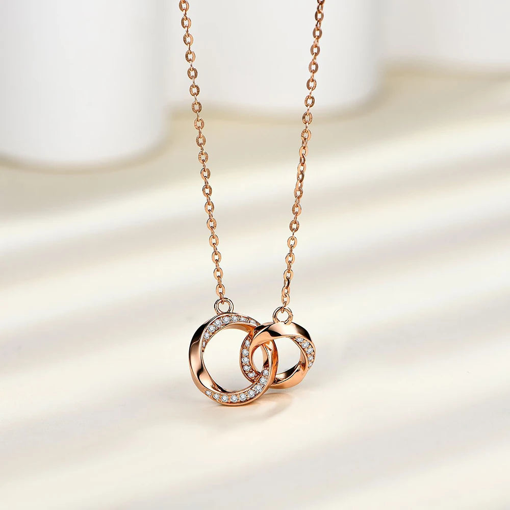 Women's S925 Moissanite Infinity Pendant