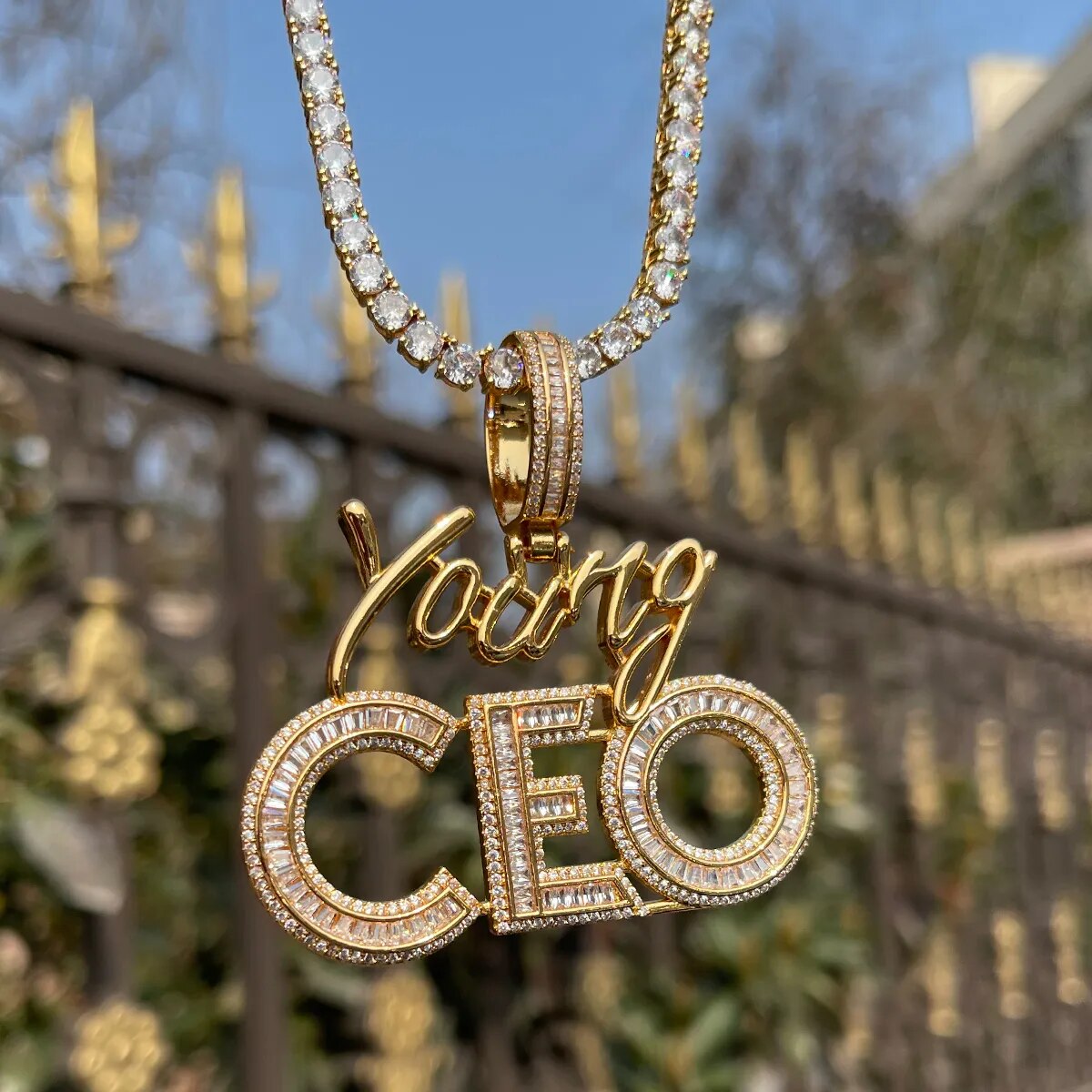 Iced Out "Young CEO" Necklace