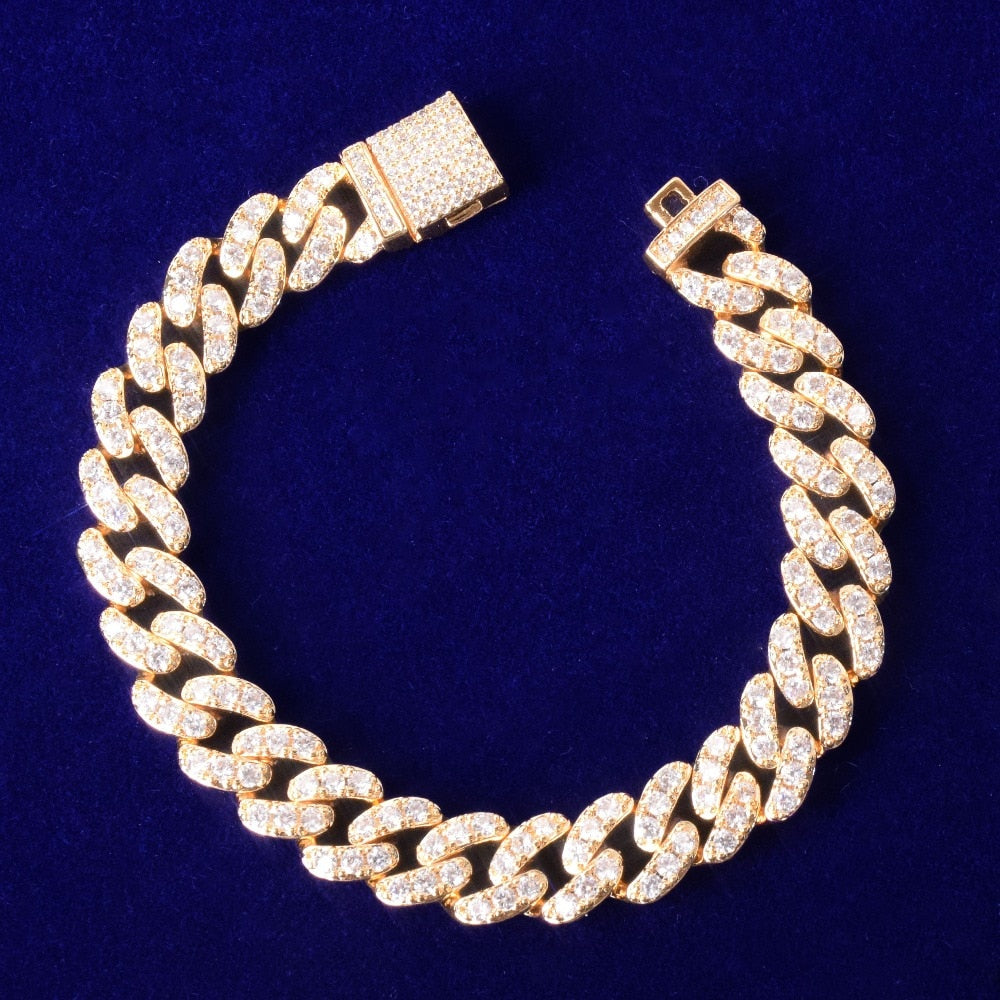 10MM BAGUETTE CUBAN BRACELET