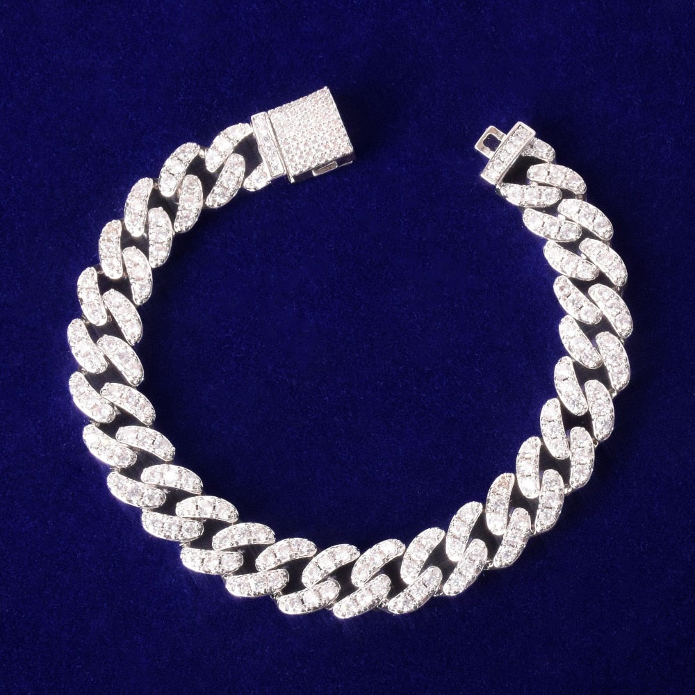 10MM BAGUETTE CUBAN BRACELET