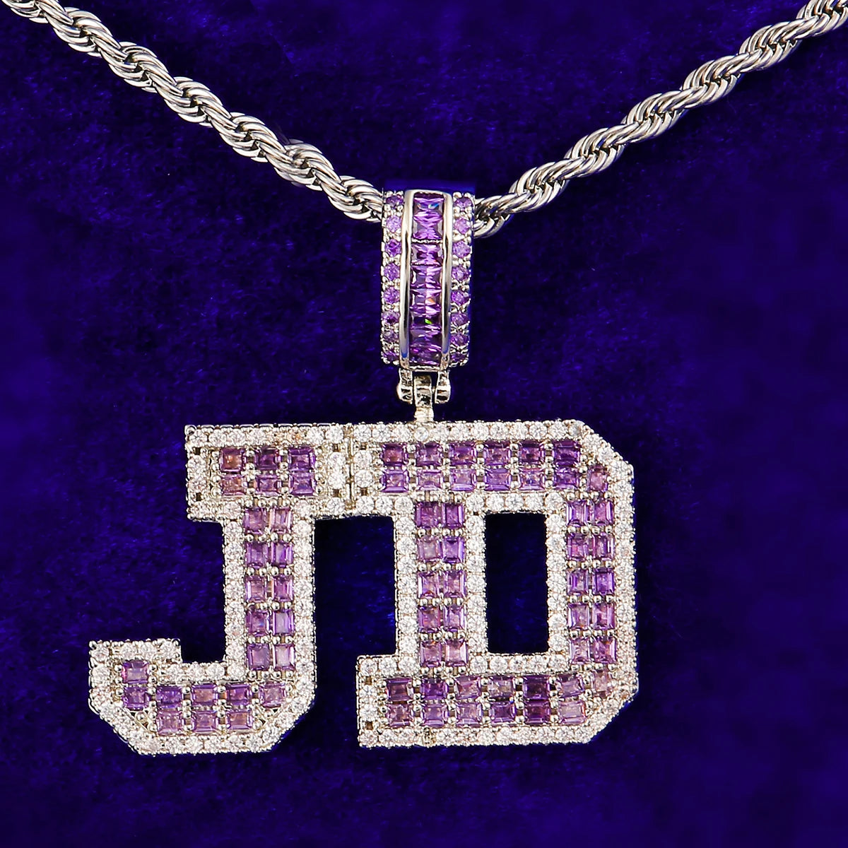 Varsity Letter Custom Pendant - Icedgame & Co