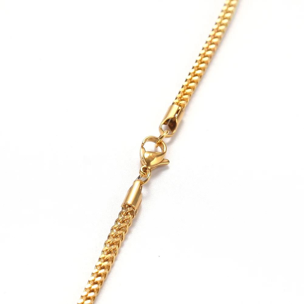3mm Franco Chain Necklace