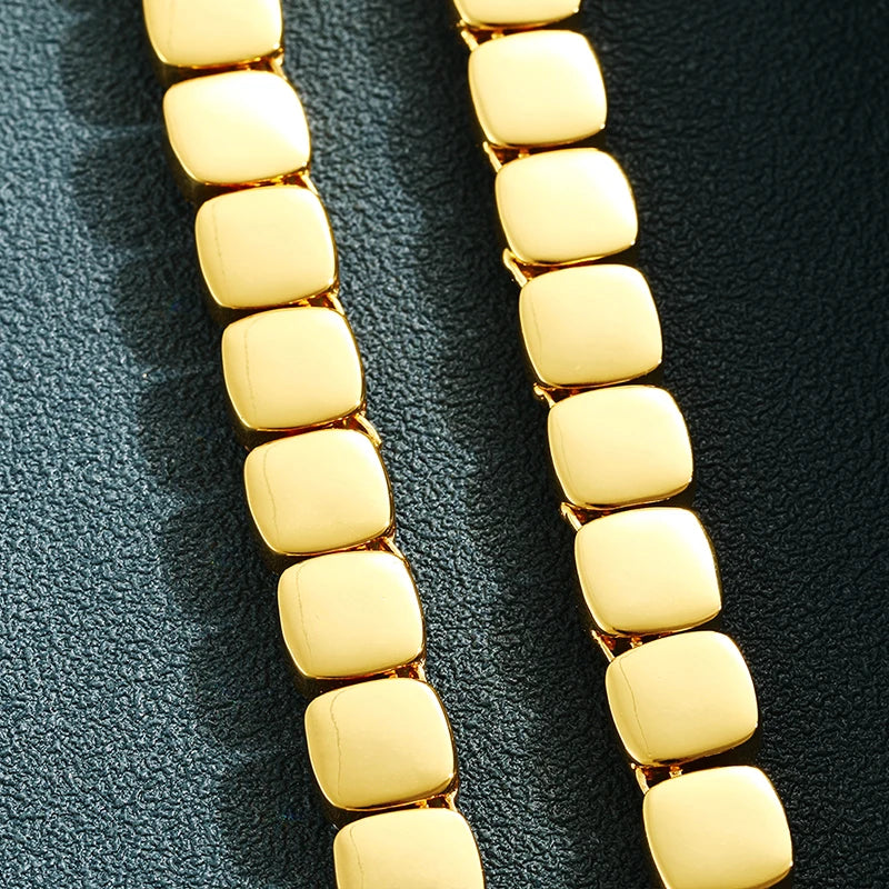 10mm Glacier Clustered Tennis Chain Necklace