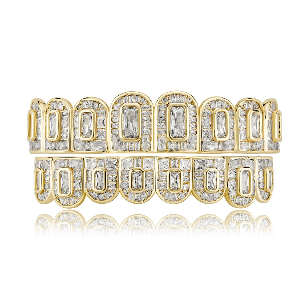 Iced Baguette Octagon Cut Grillz