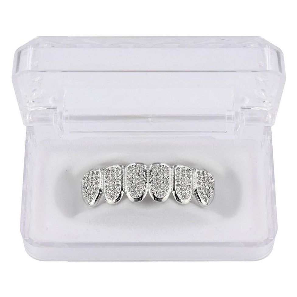 6 Teeth Iced Standard Grillz