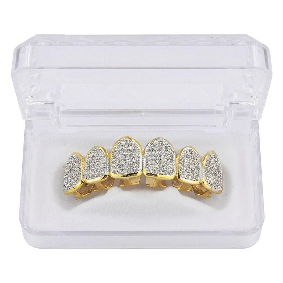 6 Teeth Iced Standard Grillz