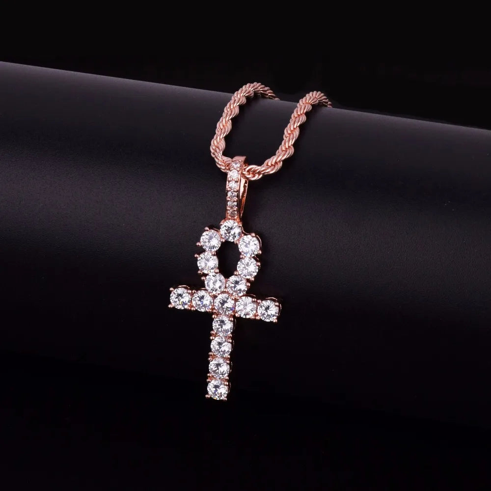 Ankh Cross Pendant w/Chain