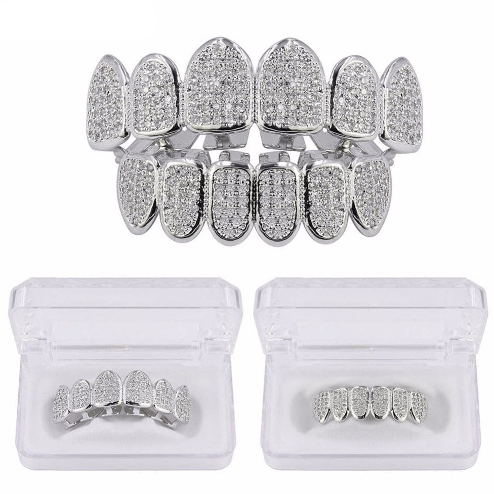 6 Teeth Iced Standard Grillz