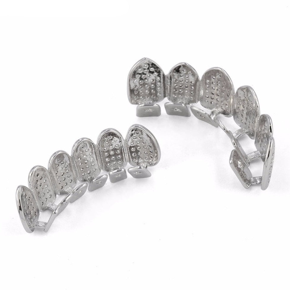 6 Teeth Iced Standard Grillz