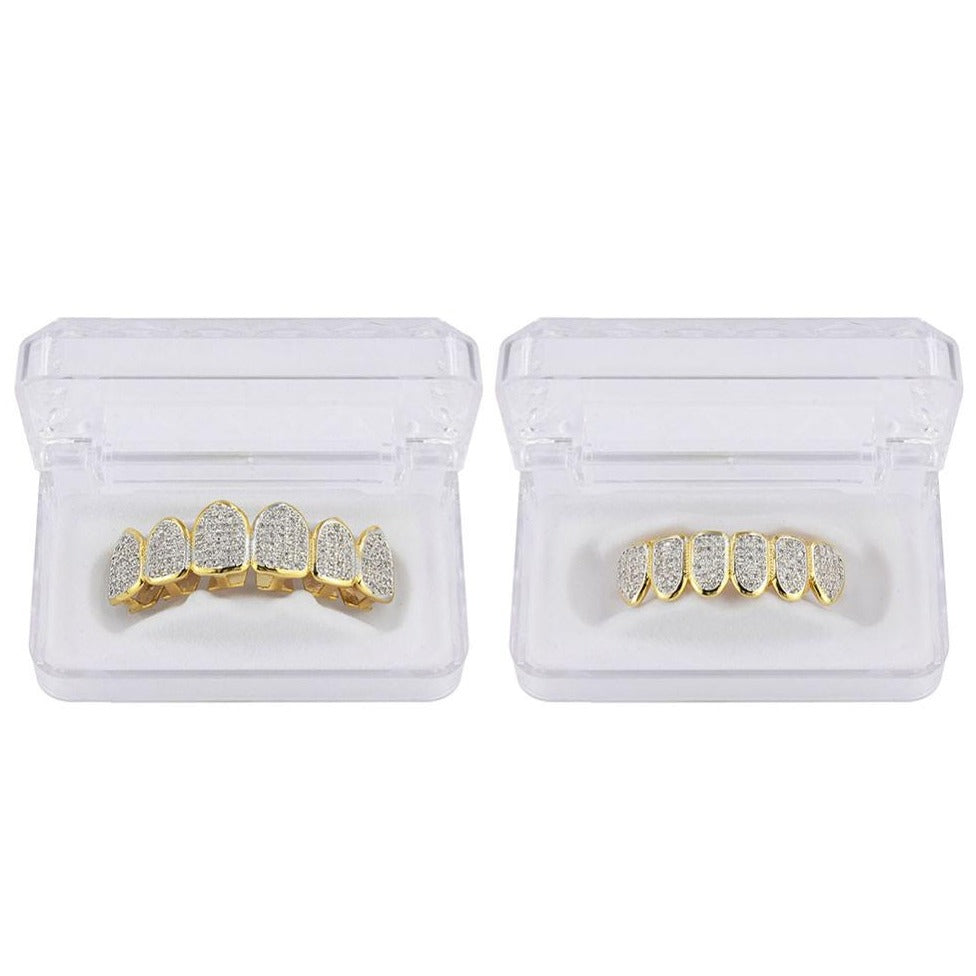 6 Teeth Iced Standard Grillz