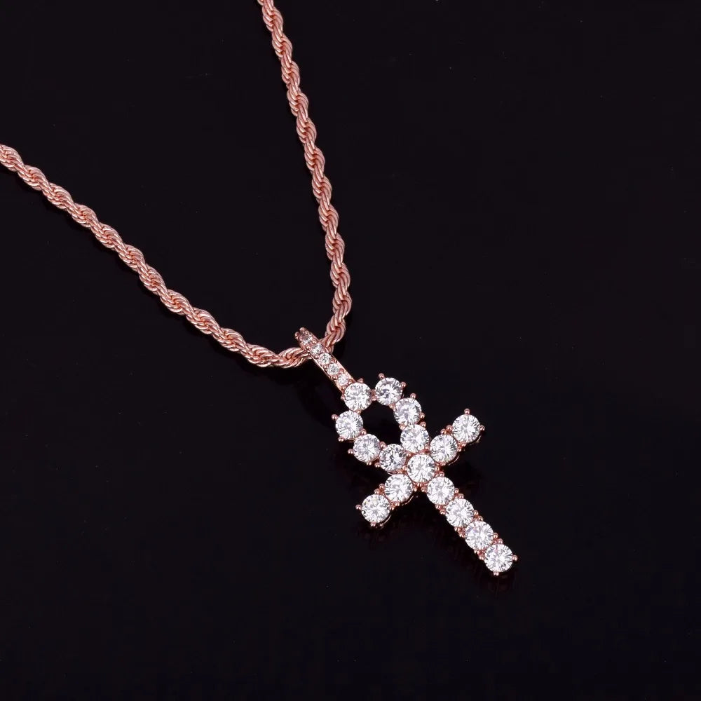 Ankh Cross Pendant w/Chain