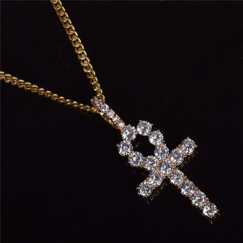 Ankh Cross Pendant w/Chain