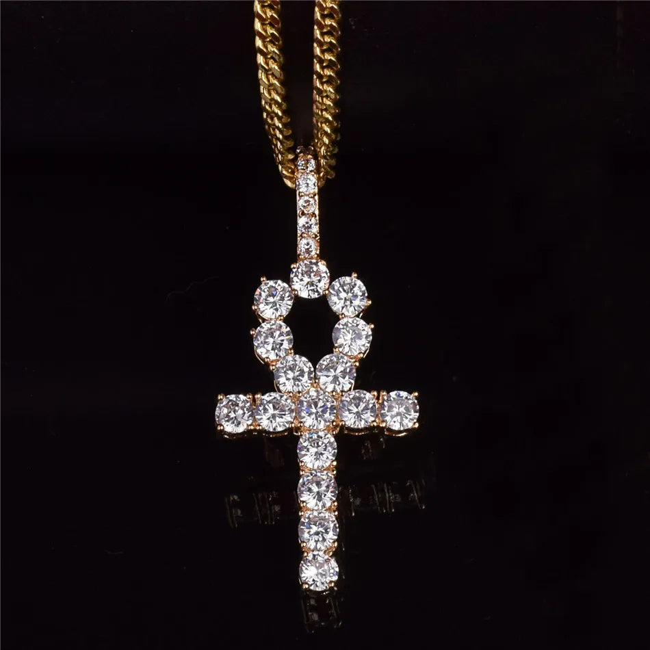 Ankh Cross Pendant w/Chain