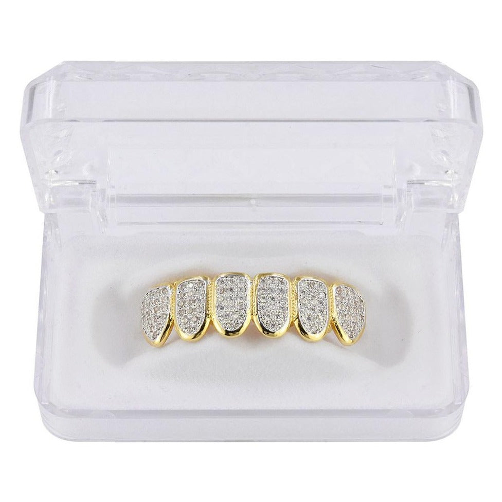 6 Teeth Iced Standard Grillz