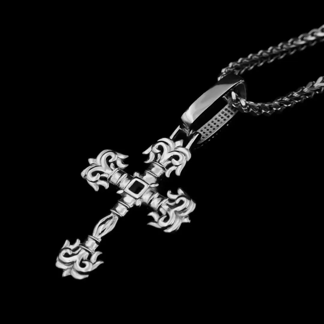 Ruby Cross Pendant