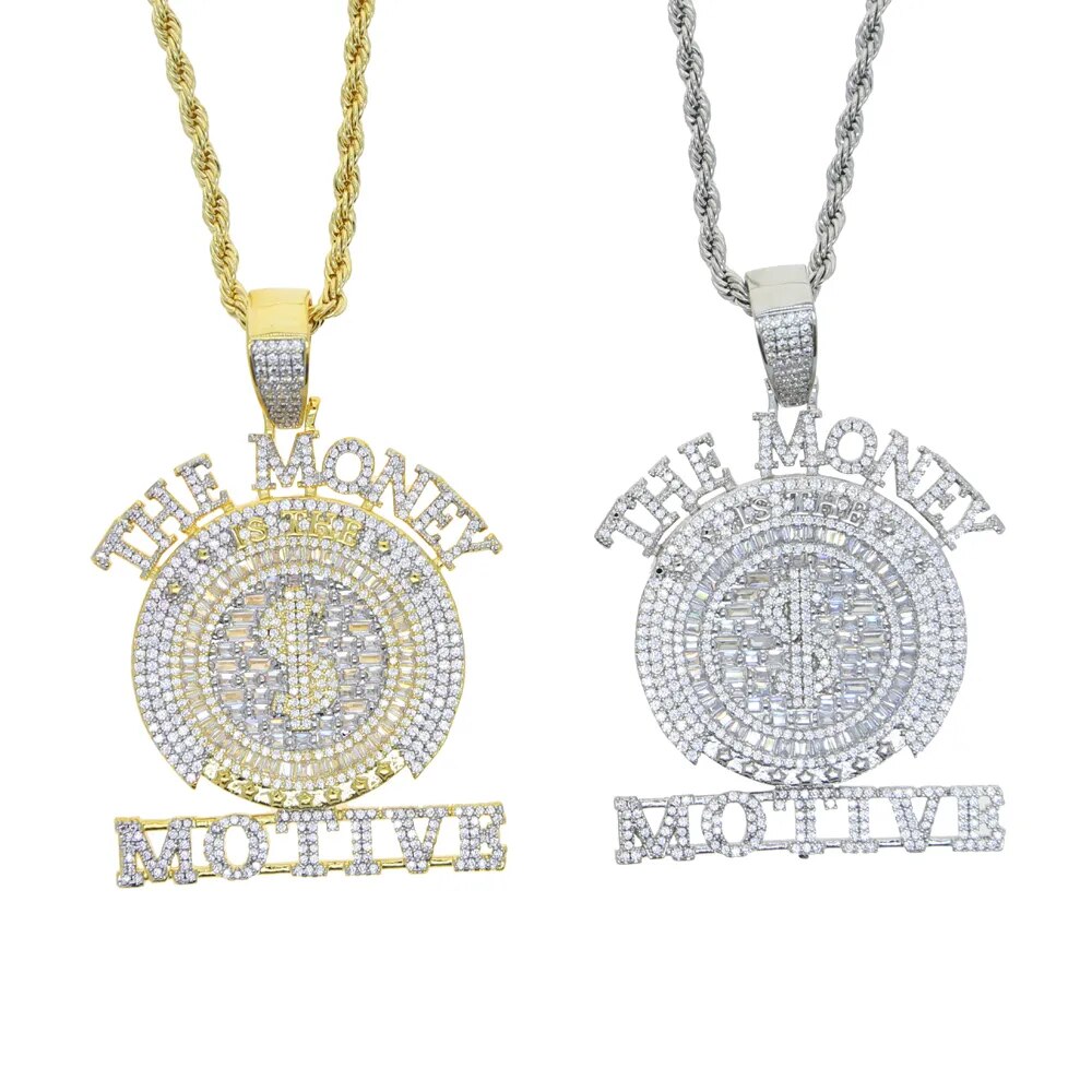 Iced Out "The Money Motive" Pendant