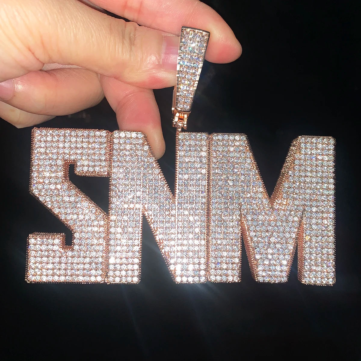 Custom Bold Statement Letter Pendant - Icedgame & Co