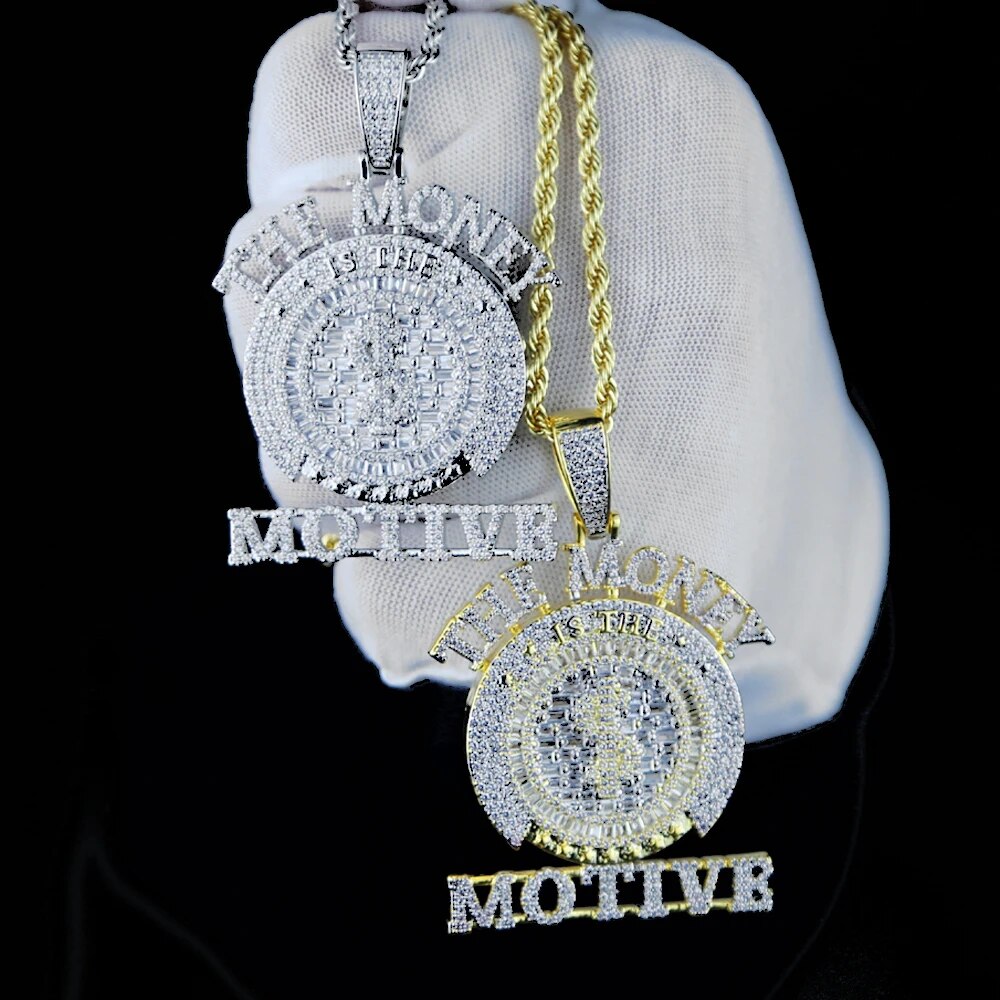 Iced Out "The Money Motive" Pendant