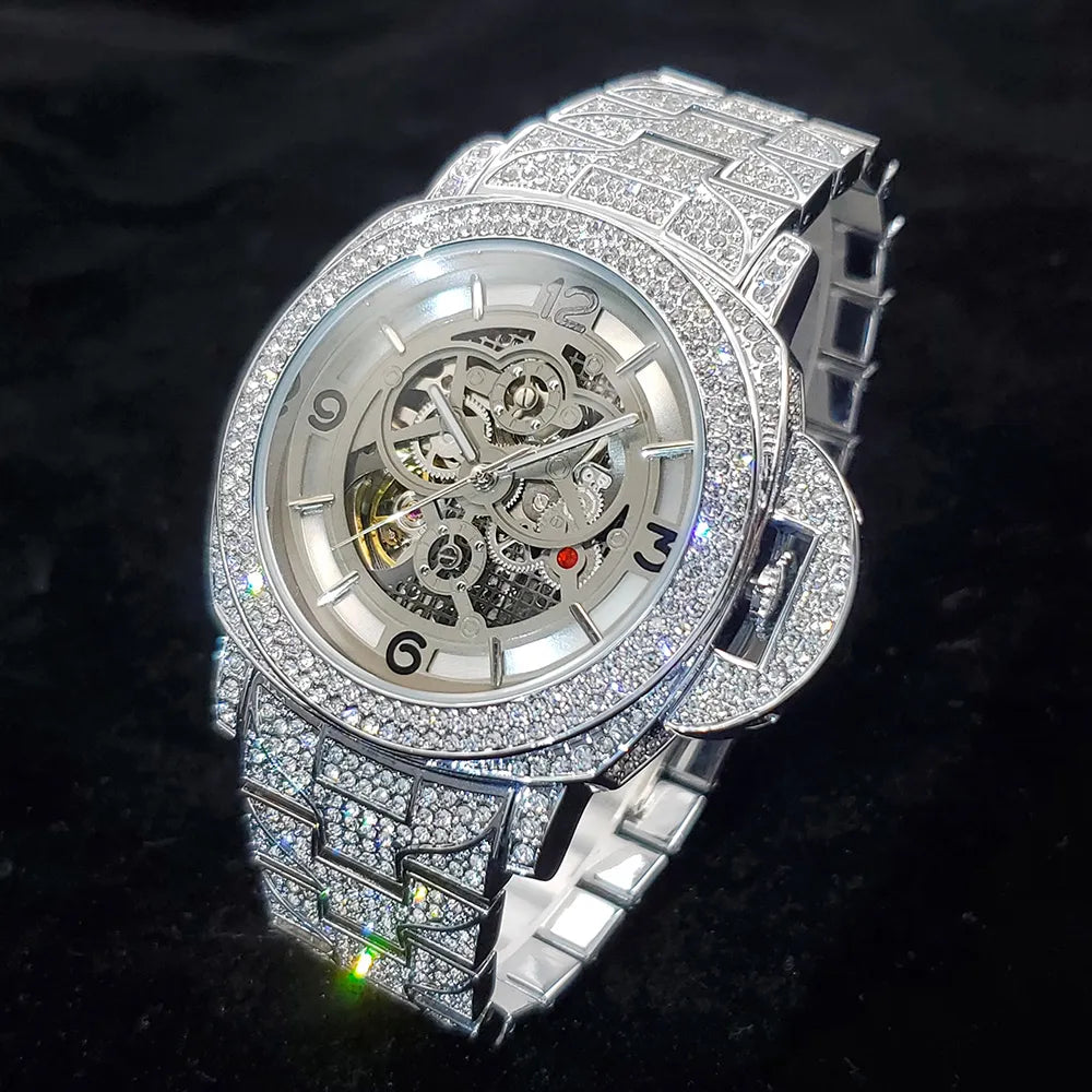 New Hollow Automatic Mechanical Hardlex Dial Watch