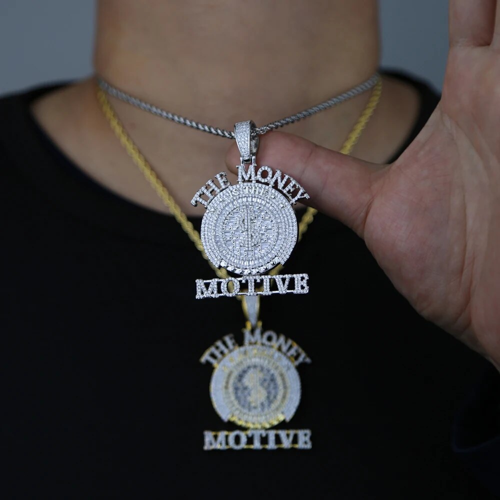 Iced Out "The Money Motive" Pendant