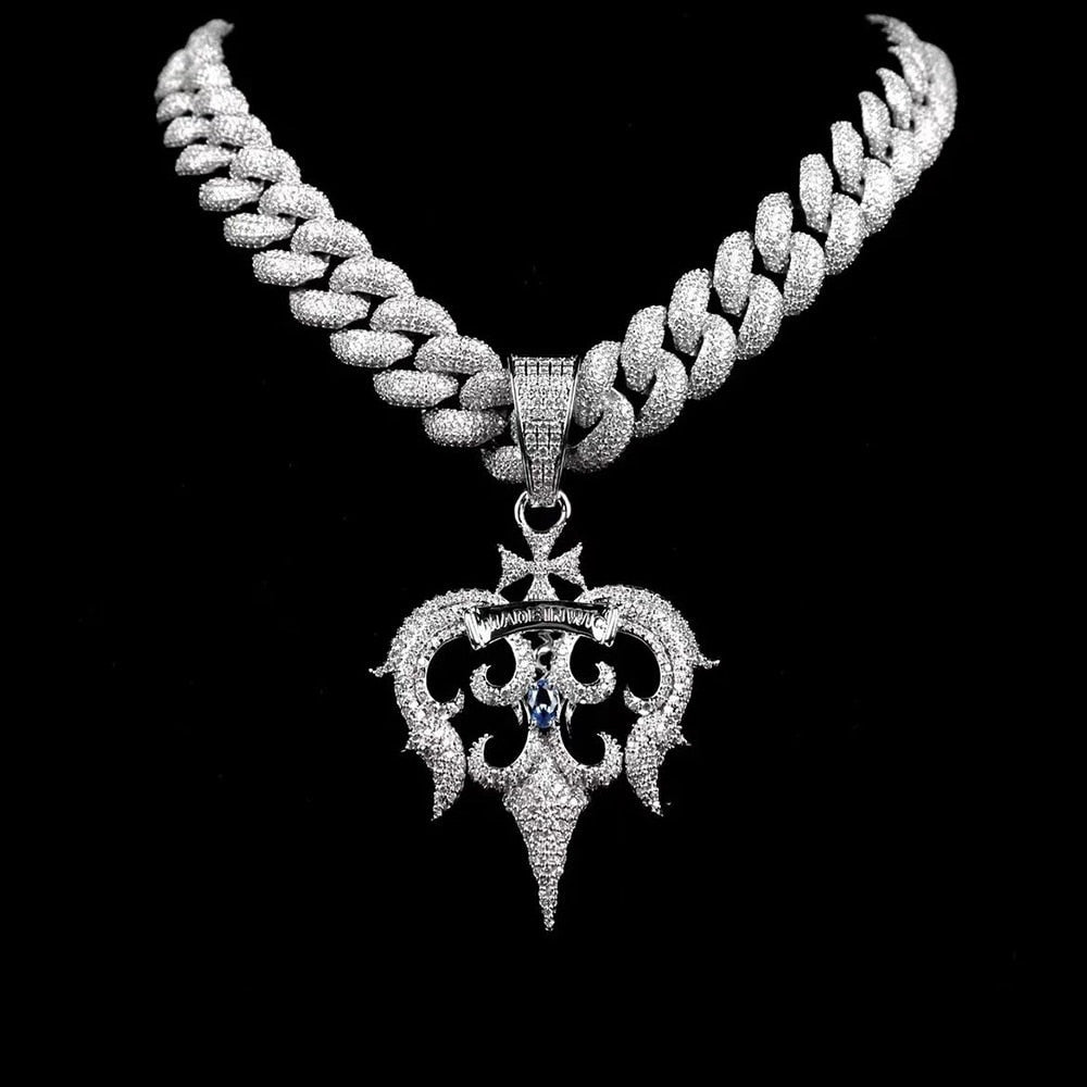Poseidon Trident Pendant Necklace