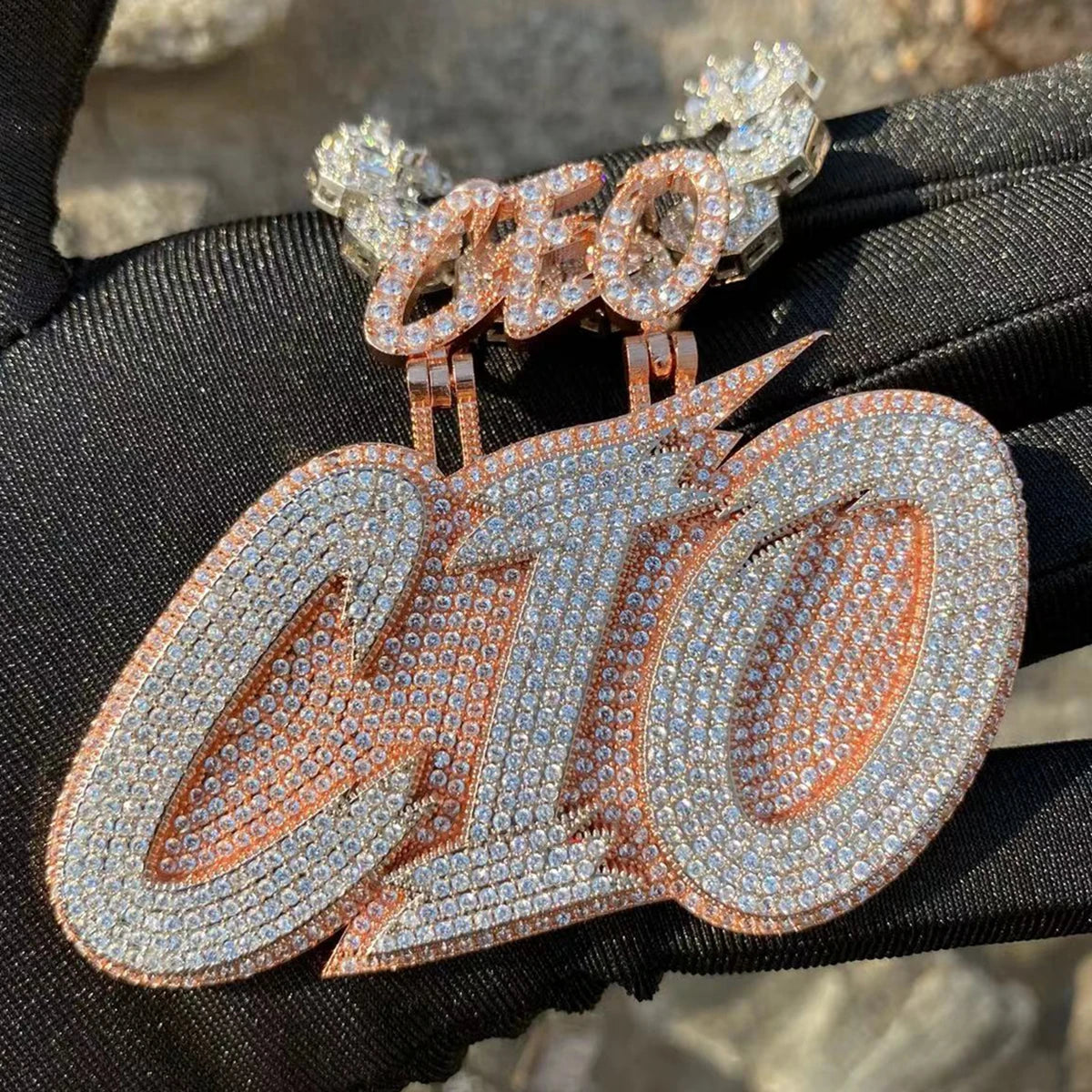 CEO Bail Bold Brush Custom Letter Pendant - Icedgame & Co