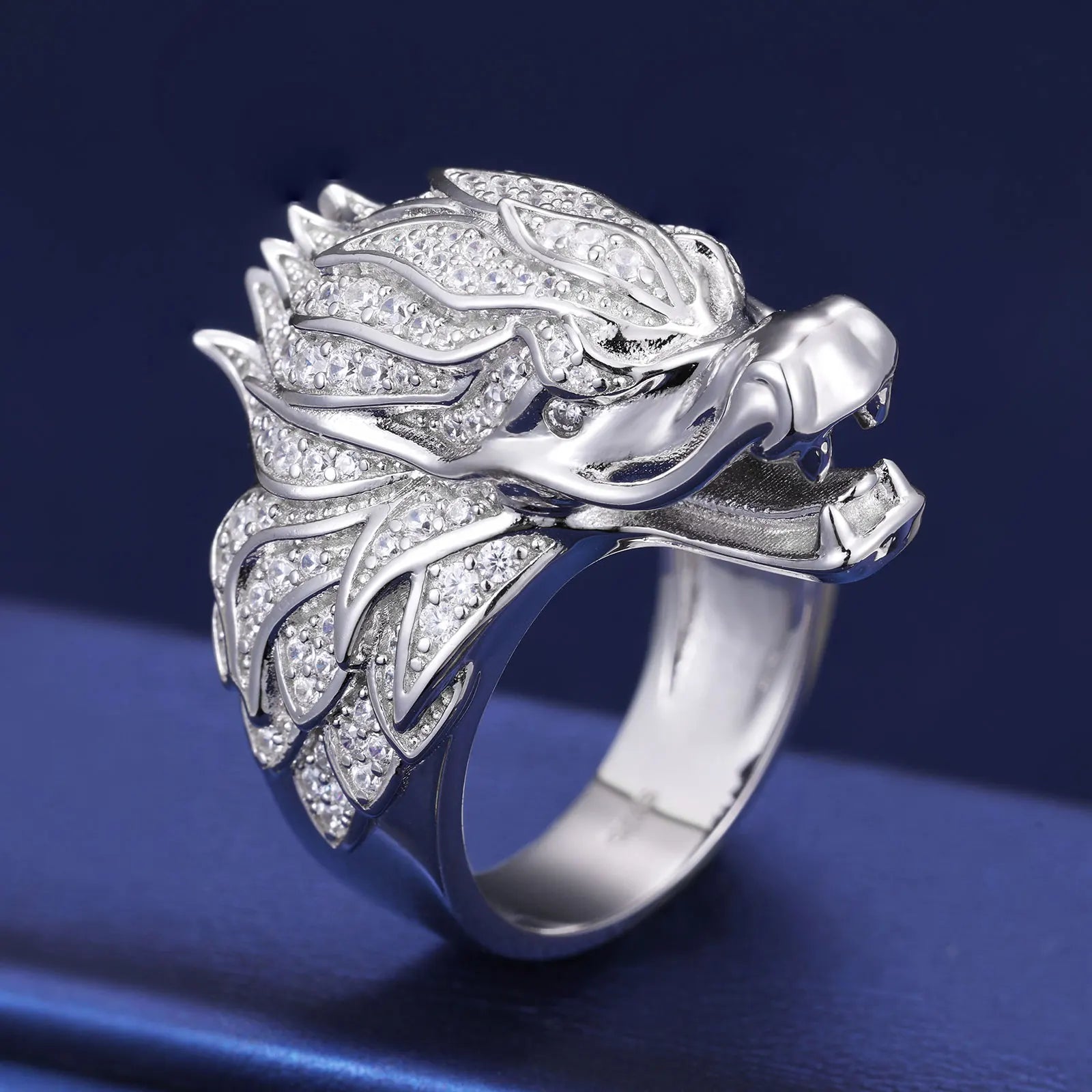 S925 Moissanite Dragon Ring