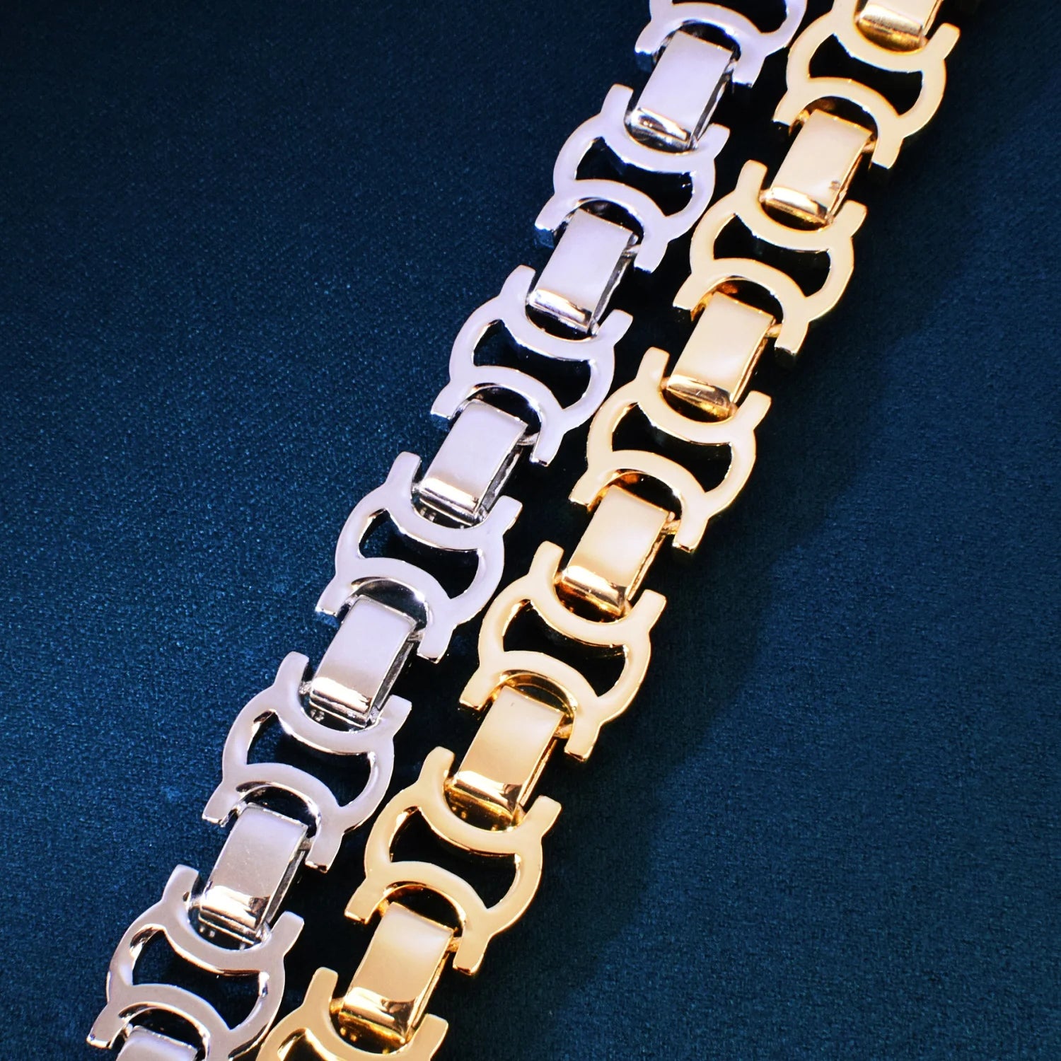 13mm Byzantine Diamond Link Bracelet - Icedgame & Co