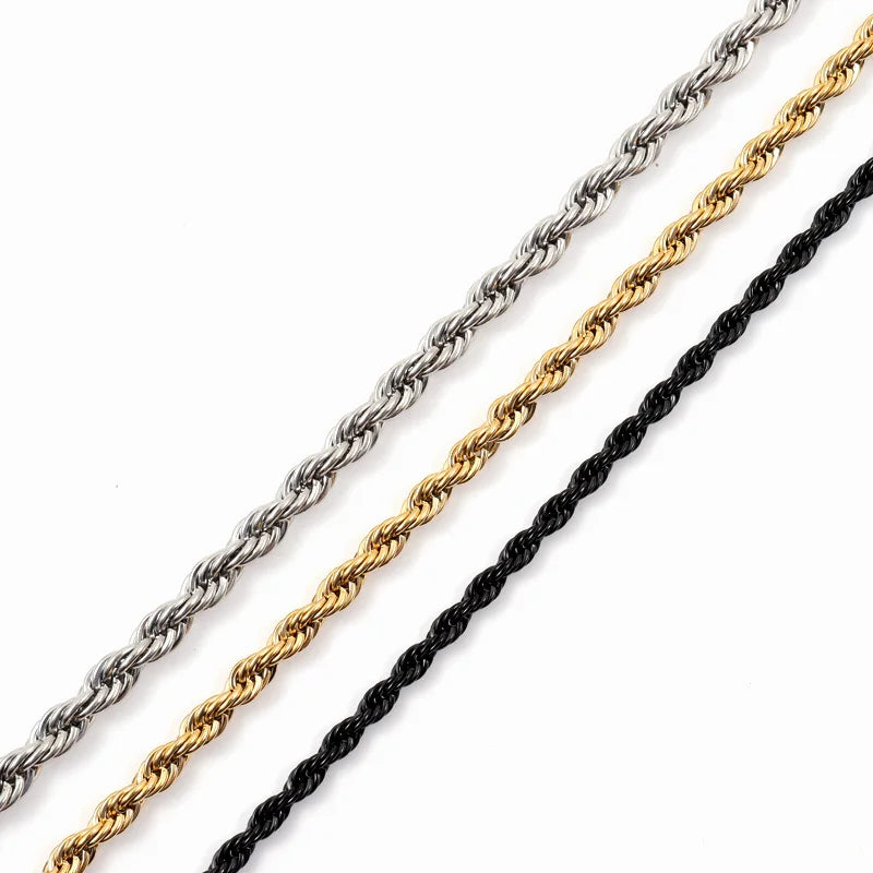 3MM ROPE CHAIN - Icedgame & Co