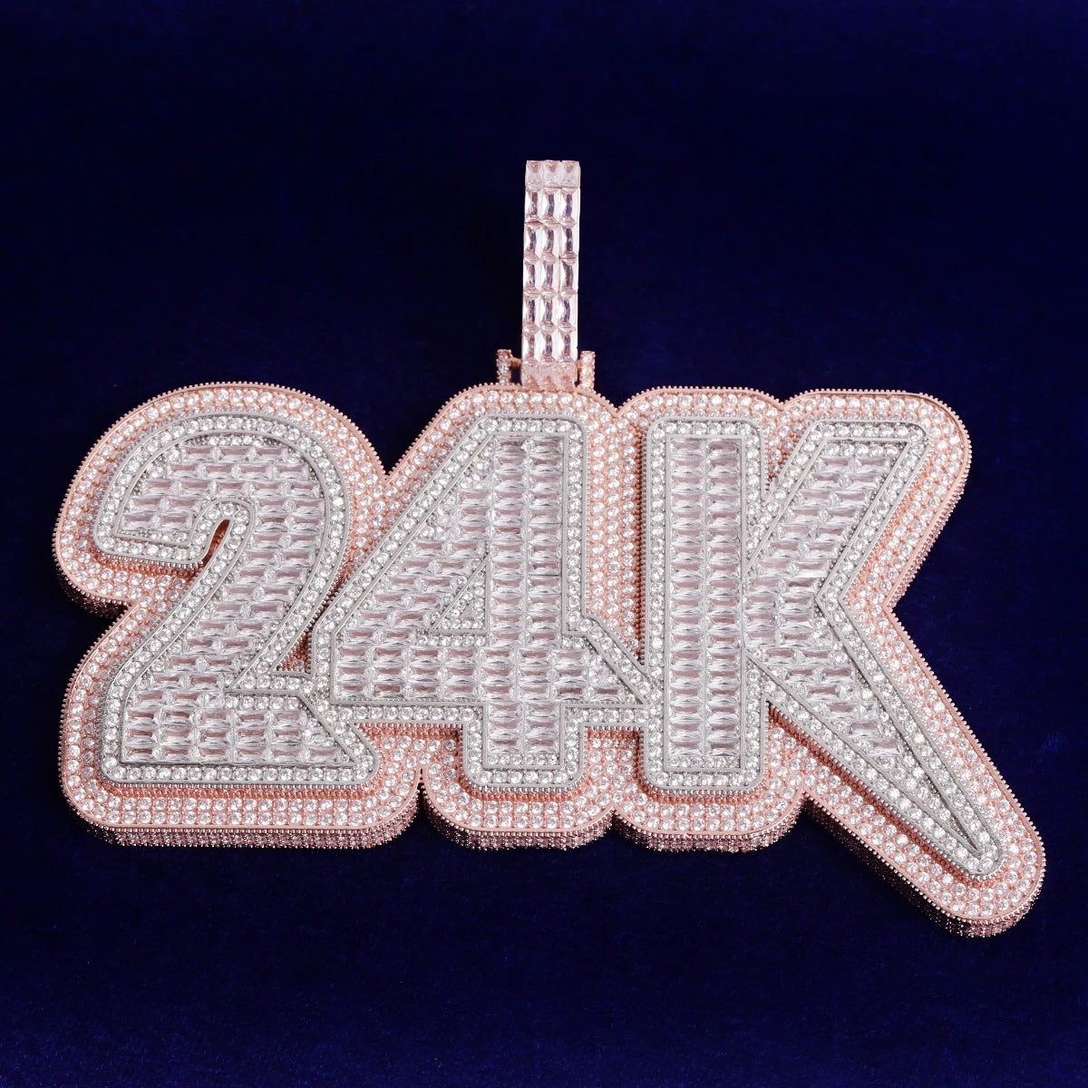 Big Bold Custom Layer Letter Pendant - Icedgame & Co