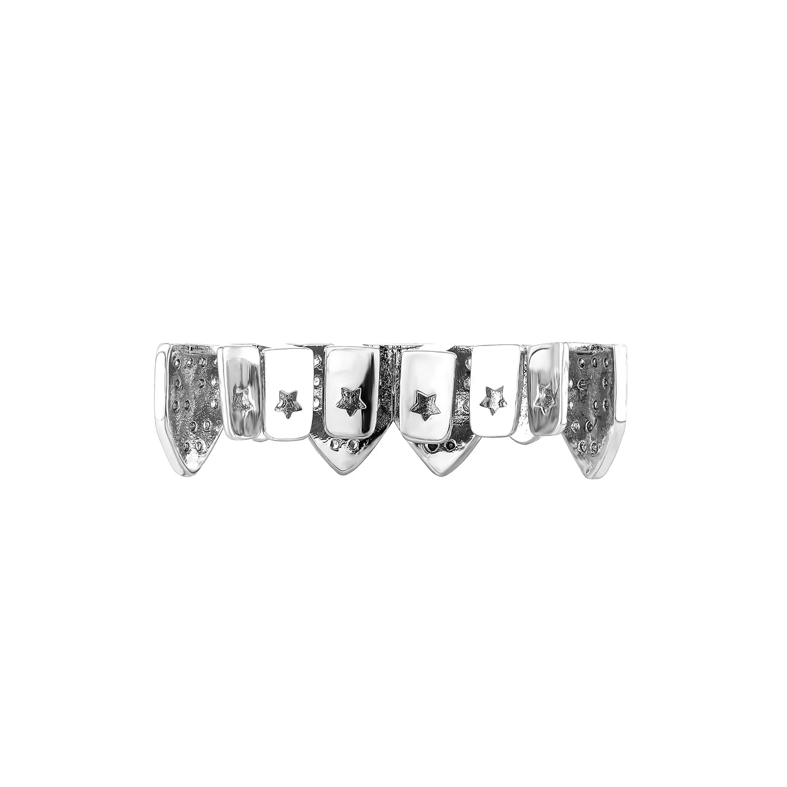 Iced Out Red Heart Enamel Grillz