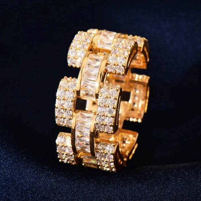 Rollie Paved Baguette Ring - Icedgame & Co