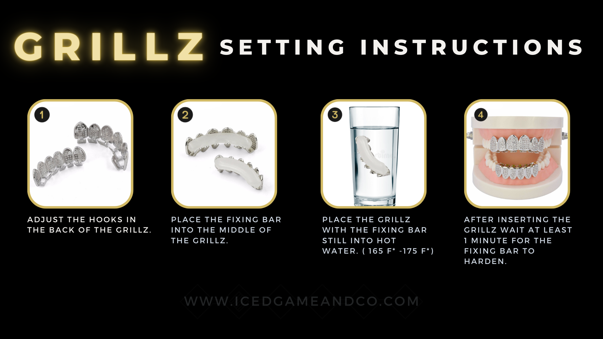 6 Teeth Iced Standard Grillz