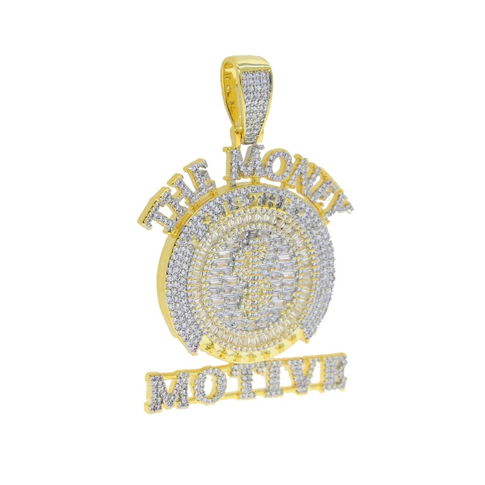 Iced Out "The Money Motive" Pendant