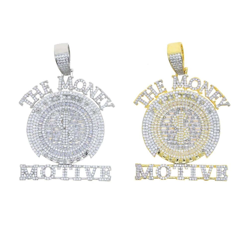 Iced Out "The Money Motive" Pendant