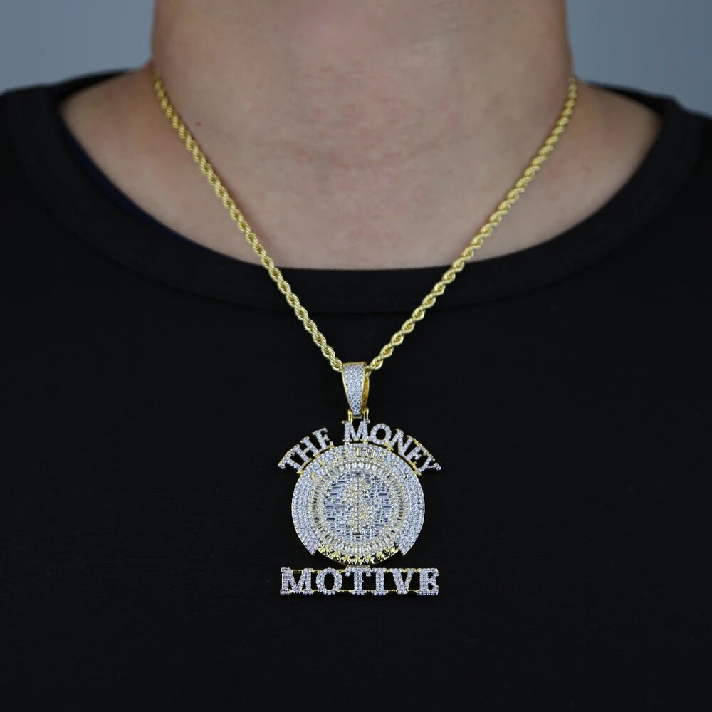 Iced Out "The Money Motive" Pendant