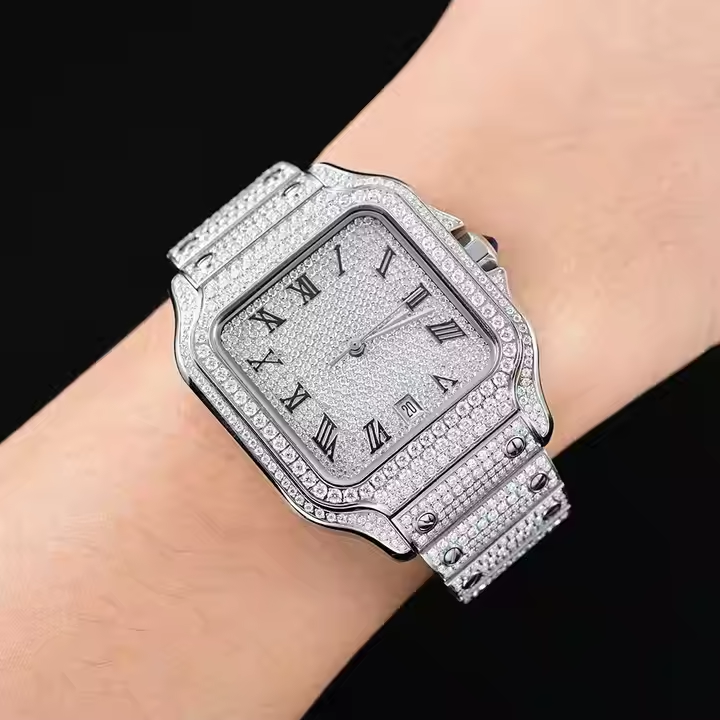 Moissanite Ice Imperial Diamond Watch - 48mm