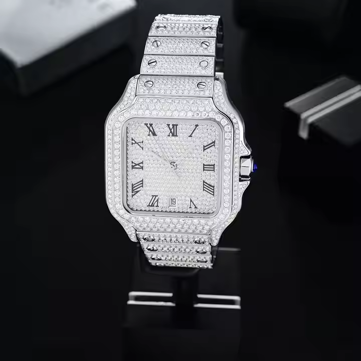 Moissanite Ice Imperial Diamond Watch - 48mm