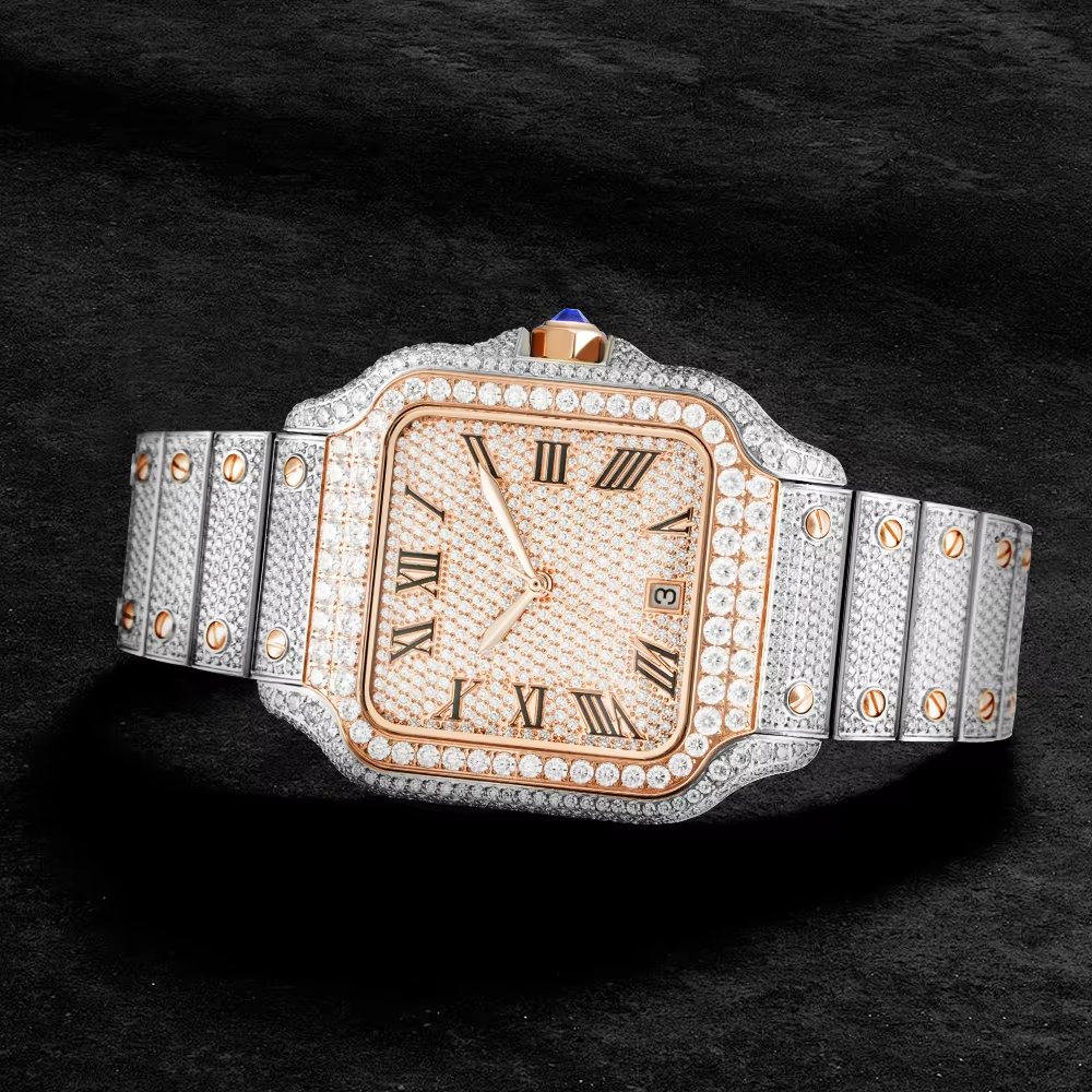 Moissanite Ice Imperial Diamond Watch - 48mm