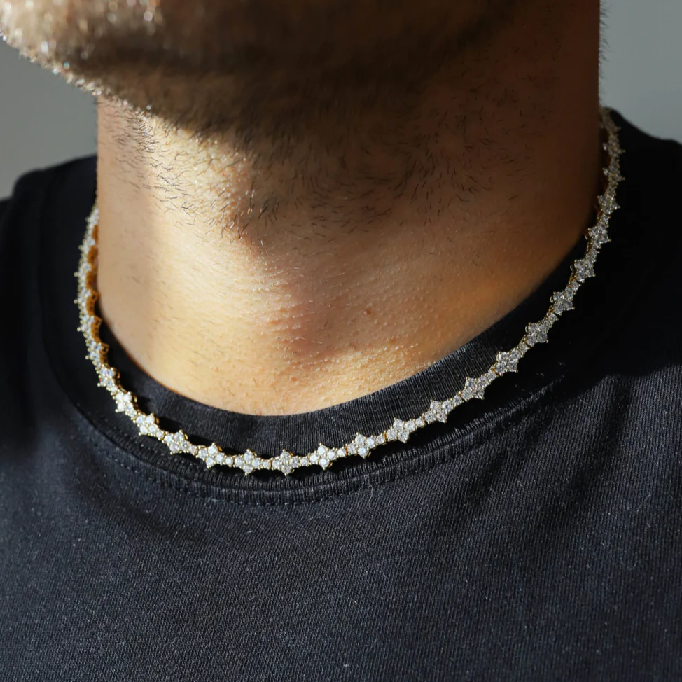 Iced Honeycomb Necklace