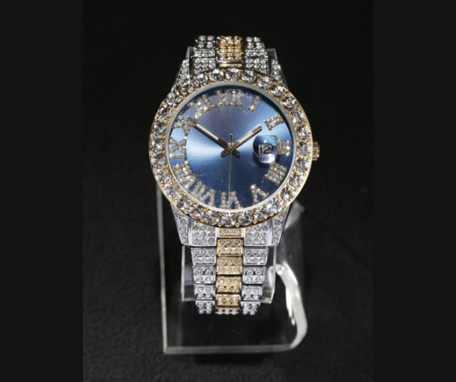 Two-Tone Bust Down Watch