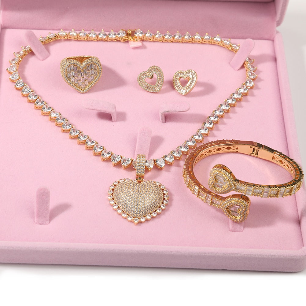 Heart Glacier Glam Jewelry Set I