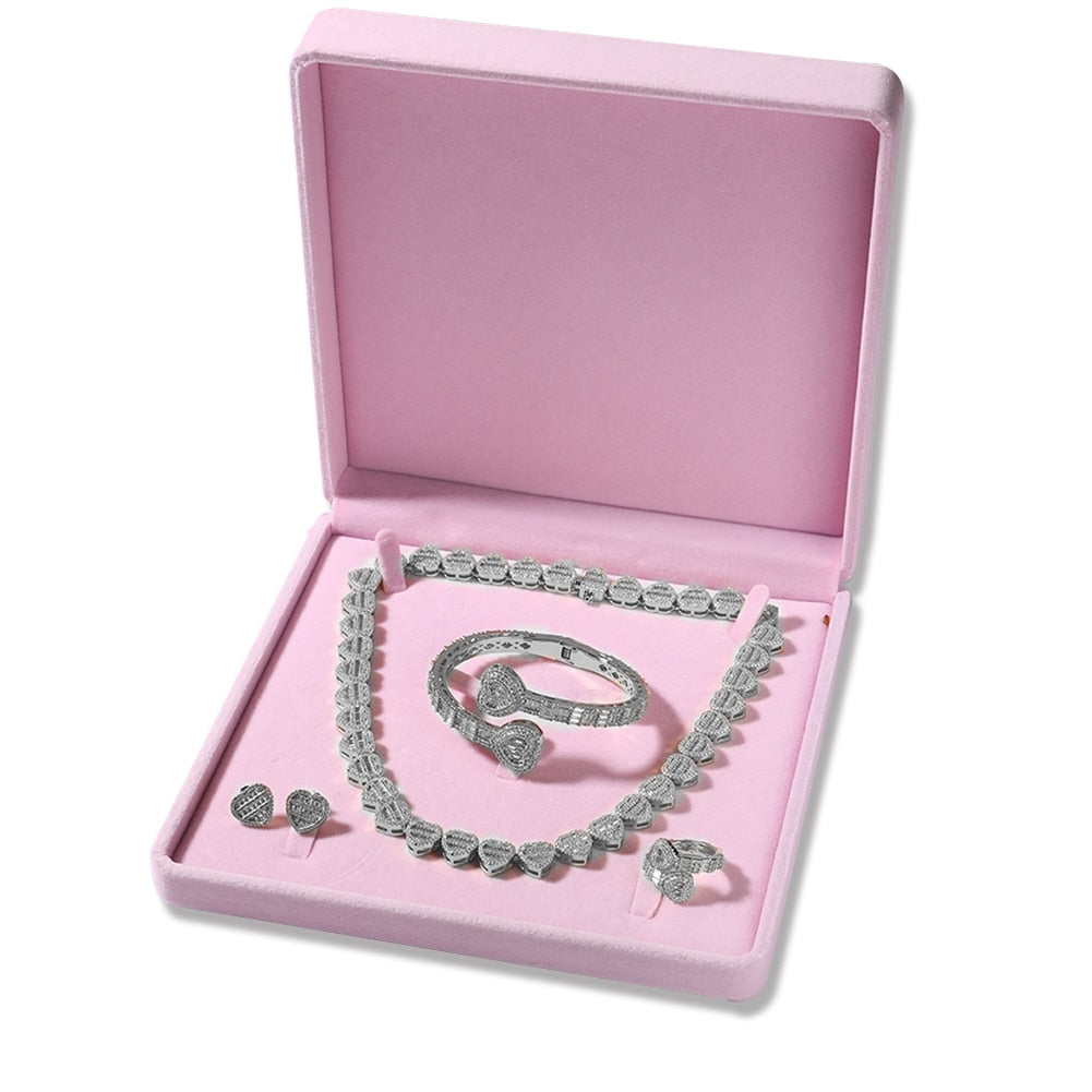 Heart Glacier Glam Jewelry Set II