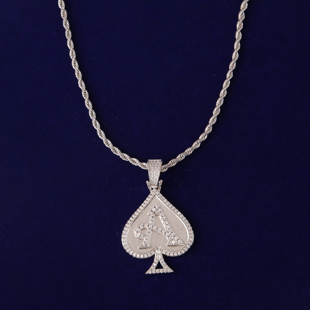Pikes Ace Poker Pendant in Gold/White Gold/Rose Gold