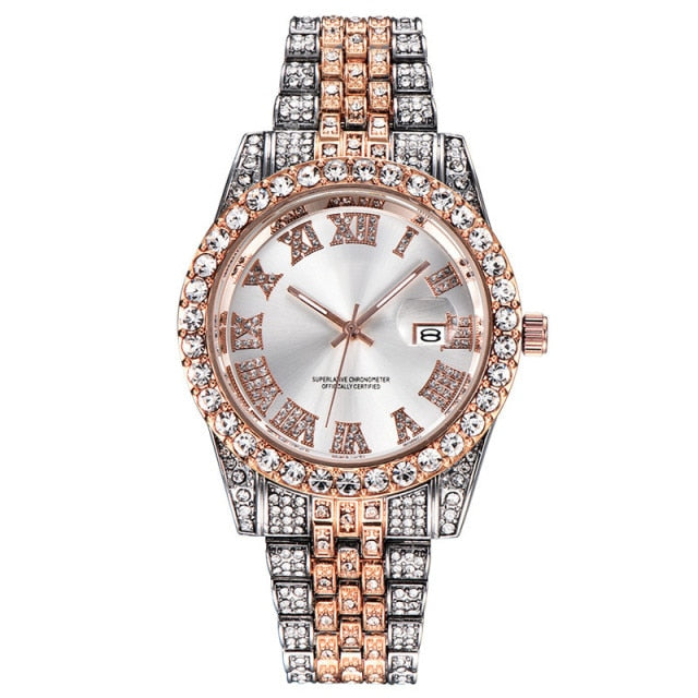 Two-Tone Bust Down Watch