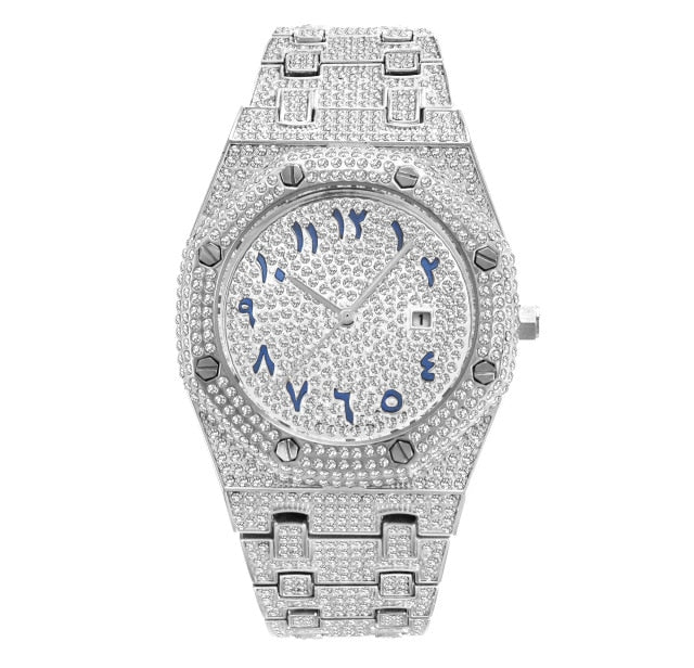 New ICG&Co Iced Out Mechanical Watch (Roman Numerals)